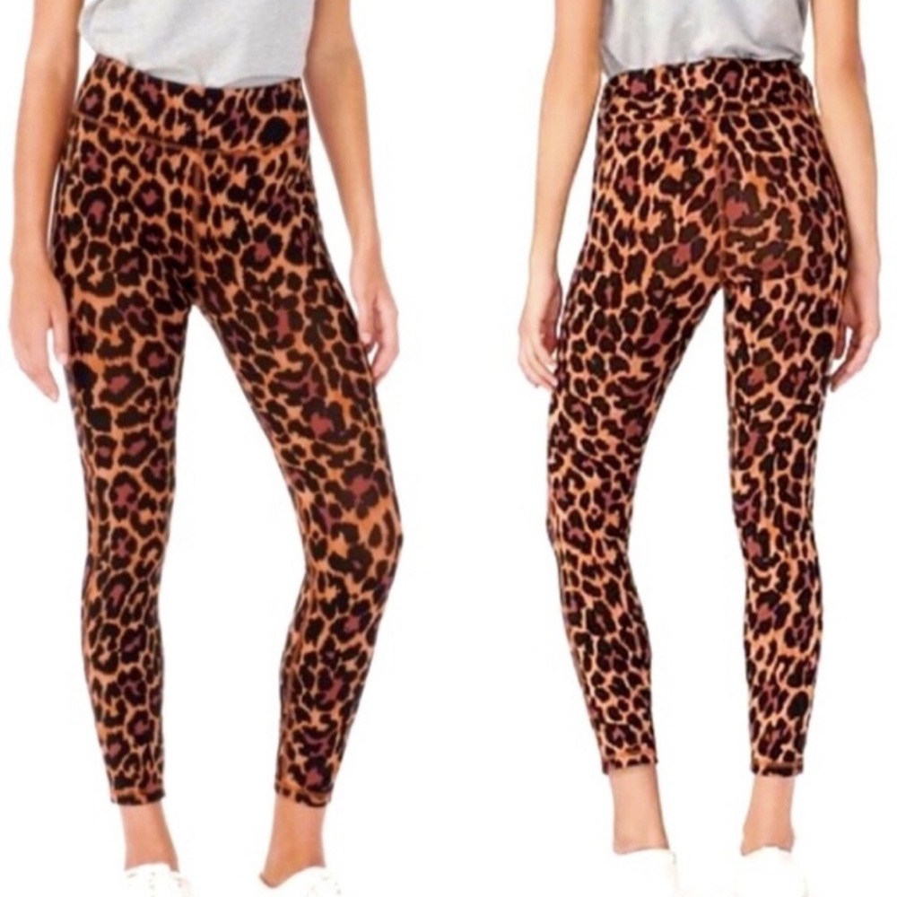 J.Crew Animal Print High-Rise Leggings
